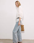 Cotton Voile Fringed Shirt