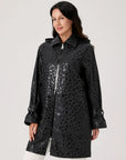 Nikki Jones Printed Waterproof Long Rain Coat