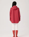 Nikki Jones Cranberry Waterproof Rain Coat