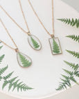 Real Fern Necklace