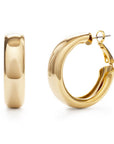 Big, Chunky Hoop Earrings