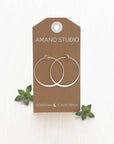 1.5" Classic Hoop Earrings