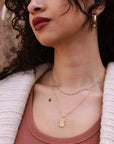 Flower Medallion Necklace