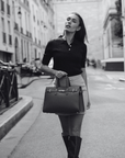 Sveva Bag in Black Togo Leather