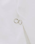 Rope Huggies - Sterling Silver