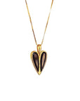 Monroe Necklace Black Gold