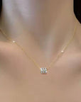 18K Barrel Necklace