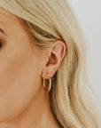 18mm Gold Hoop Earrings – Everyday Bold Classic