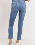 Hi Rise Slim Straight w/ Detail