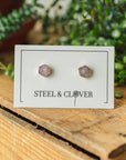 Isidore Hexagon Resin Studs