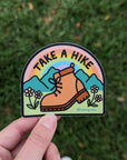 Take A Hike - 3" vinyl sticker