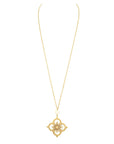 Cutout Clover Pendant Necklace