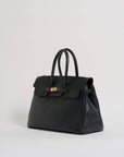 Elizabeth Bag in Black Togo Leather