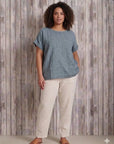 Classic Linen top t-shirt style