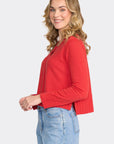 Flame Seams Natural Cardigan