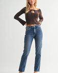 Dark Wash Pencil Jean