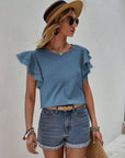 Ruffle Sleeve Top
