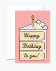 Happy Birthday to you! - Greeting Card with Envelope (4x6")