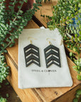Arrow Wooden Earrings