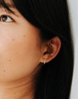 Halo Hoops Sterling Silver