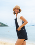 Black Romper with Adjustable Straps