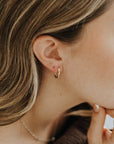 Ember Twisted Huggie Hoops Gold Filled