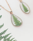 Real Fern Necklace