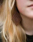 Cobi Geometric Wooden Earrings