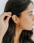 Ribbon Twist Hoops