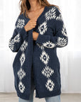 Beautiful Southwestern Open Front Cardigan