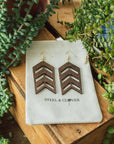 Arrow Wooden Earrings