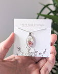 Oval Mauve Necklace