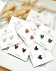 Abstract Micro Heart Studs