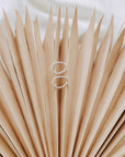 Wren Hoops Sterling Silver Twisted Everyday Hoops