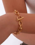 18K Stainless Steel Chain Bracelet