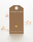 Tiny Swallow Bird Necklace