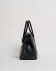 Elizabeth Bag in Black Togo Leather