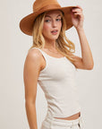 Button Front Style Tank