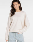 Sweatshirt With Wrap Detail At Backside