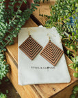Cobi Geometric Wooden Earrings