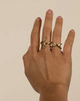 Crossover Cuff Ring