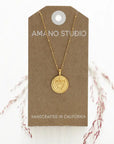 Mexican Folk Heart Necklace