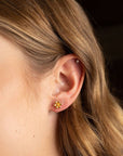Lily Flower Stud Earring