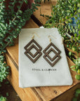 Dunvegan Diamonds Wooden Earring