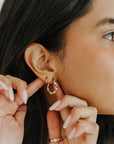 Ribbon Twist Hoops