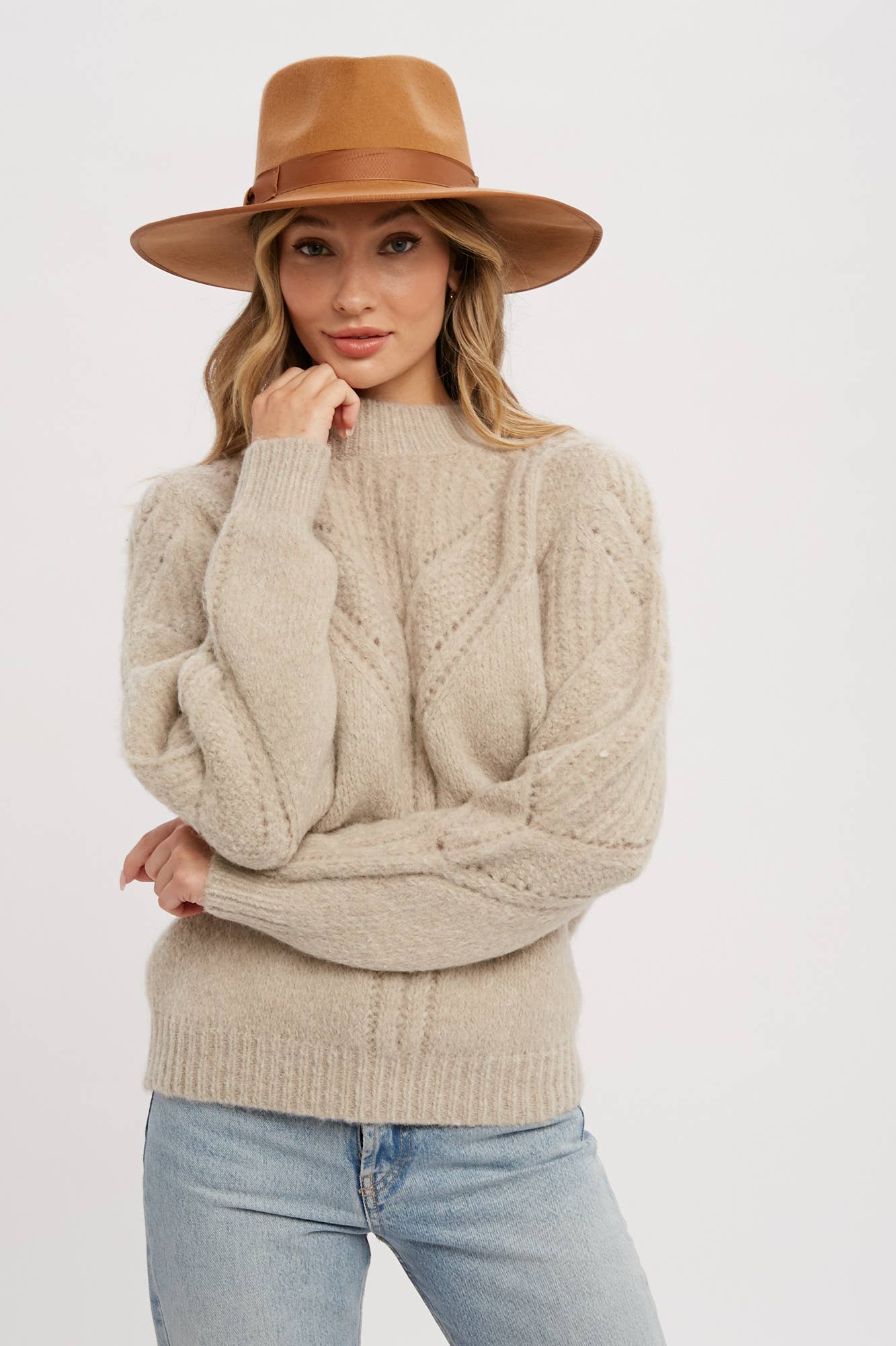 OPENWORK SWEATER PULLOVER