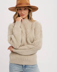 OPENWORK SWEATER PULLOVER