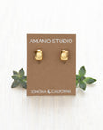 Demure Huggie Hoop Earrings