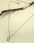 Personalized Bubble Balloon Initial Necklace
