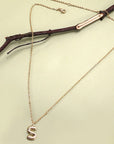 Personalized Bubble Balloon Initial Necklace